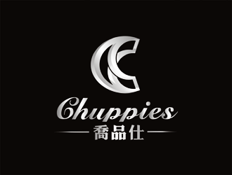 英文:chuppies 中文：喬品仕logo設(shè)計(jì)