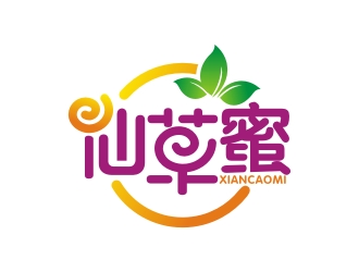 仙草蜜甜品店鋪logo設(shè)計(jì)