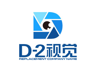 D-2視覺攝影工作室logo設(shè)計(jì)