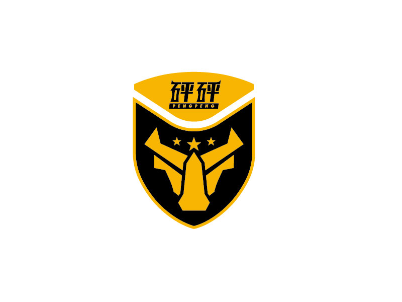 以砰砰商標(biāo)元素為基礎(chǔ),設(shè)計(jì)一個(gè)徽章LOGOlogo設(shè)計(jì)