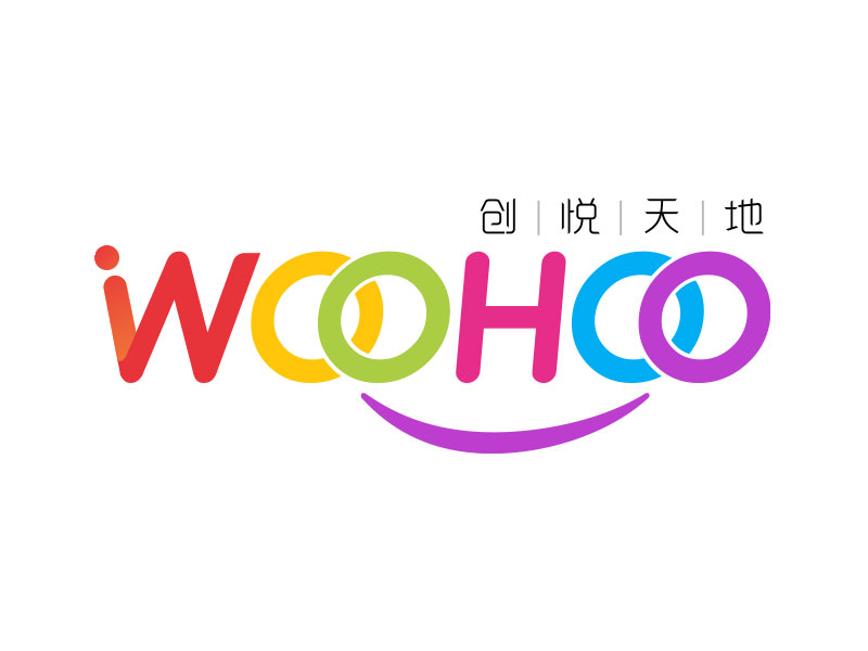 中文名：創(chuàng)悅天地    ；  英文名：WOOHOOlogo設(shè)計(jì)